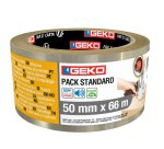 Nastro adesivo - 5 cm x 66 m - PLP - standard - trasparente - Geko