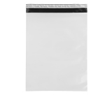 Sacchetto - per corrieri - 35 x 45 x 5 cm - PE - bianco - conf. 100 pezzi