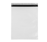 Sacchetto - per corrieri - 40 x 50 x 5 cm - PE - bianco - conf. 100 pezzi