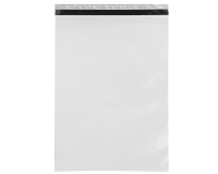 Sacchetto - per corrieri - 55 x 77 x 5 cm - PE - bianco - conf. 50 pezzi
