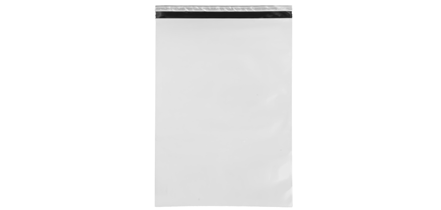 Sacchetto - per corrieri - 55 x 77 x 5 cm - PE - bianco - conf. 50 pezzi