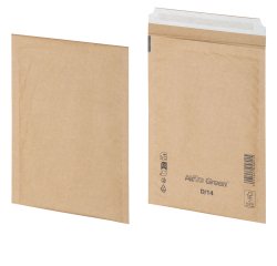 Busta imbottita AirPro Green - 20 x 26,5 cm - carta - avana - Bong Packaging - conf. 100 pezzi