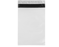 Sacchetto - per corrieri - 22 x 32 x 5 cm - PE - bianco - conf. 100 pezzi