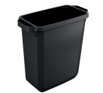 Bidone DURABIN - con maniglie - senza coperchio - 60 L - 59 x 60 x 28,2 cm - PP - nero -  Durable