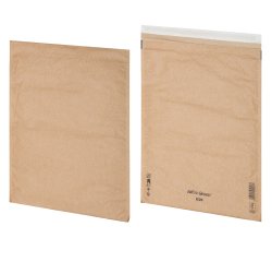 Busta imbottita AirPro Green - 37 x 47 cm - carta - avana - Bong Packaging - conf. 50 pezzi