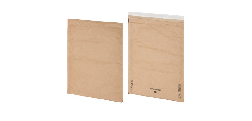 Busta imbottita AirPro Green - 37 x 47 cm - carta - avana - Bong Packaging - conf. 50 pezzi