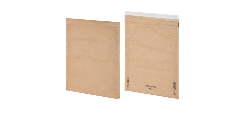 Busta imbottita AirPro Green - 37 x 47 cm - carta - avana - Bong Packaging - conf. 50 pezzi