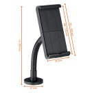 Supporto da tavolo o parete per tablet - TOUGH WALL/TABLE - da 7" a 13" - ruotabile di 360° - Durable
