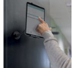 Supporto da tavolo o parete per tablet - TOUGH WALL/TABLE - da 7" a 13" - ruotabile di 360° - Durable