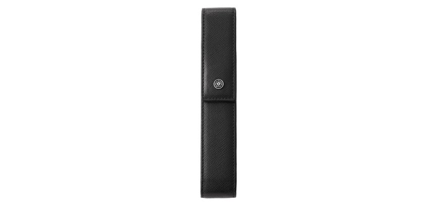 Portapenne c/chiusura magnetica - pelle Saffiano - nero - Cross