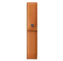 Portapenne c/chiusura magnetica - pelle Saffiano - marrone - Cross