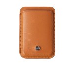 Portacarte magnetico - pelle Saffiano - marrone - Cross