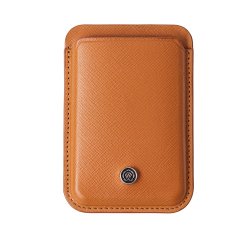 Portacarte magnetico - pelle Saffiano - marrone - Cross
