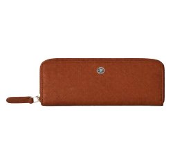 Portapenne c/zip - pelle Saffiano - marrone - Cross