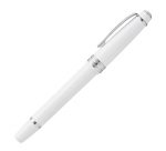 Penna roller Bailey Light - punta F - fusto bianco/cromo - Cross