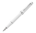 Penna stilografica Bailey Light - punta M - fusto bianco/cromo - Cross