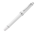 Penna stilografica Bailey Light - punta M - fusto bianco/cromo - Cross