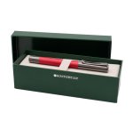 Penna roller Ritma - punta M - fusto rosso - Monteverde