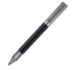 Penna roller Ritma - punta M - fusto nero - Monteverde