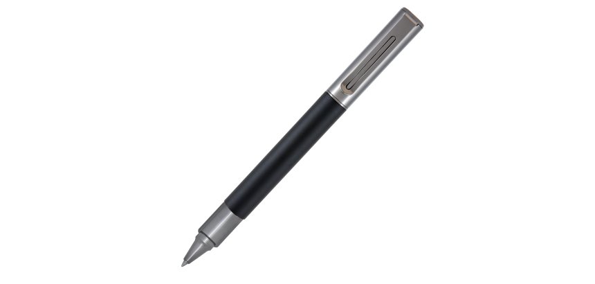 Penna roller Ritma - punta M - fusto nero - Monteverde