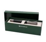 Penna roller Ritma - punta M - fusto nero - Monteverde
