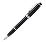 Penna stilografica Bailey Light - punta M - fusto nero/cromo - Cross