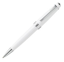Penna sfera Bailey Light - punta F - fusto bianco/cromo - Cross
