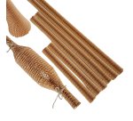 Manicotti in carta alveolare - 45 x 1 cm - avana - Methodo - conf. 20 pezzi