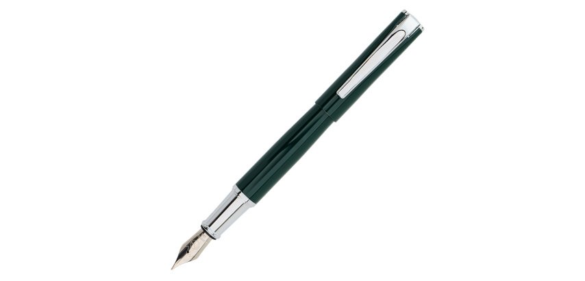 Penna Stilografica Impressa - punta M - verde - Monteverde