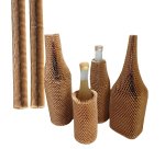 Manicotti in carta alveolare - 35 x 1 cm - avana - Methodo - conf. 20 pezzi