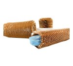 Manicotti in carta alveolare - 35 x 1 cm - avana - Methodo - conf. 20 pezzi