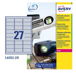 En_etichette adesive l6011 - in poliestere - lase