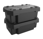 Coperchio per contenitore FABER BOX 40/30 litri - plastica - nero - 59,4 x 38,5 x 4.5 cm - Terry