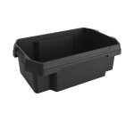 Contenitore multiuso FABER BOX - plastica - nero - 58,5 x 38,5 x 19,51 cm -  30 litri - Terry