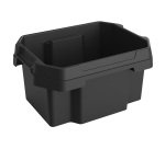 Contenitore multiuso FABER BOX - plastica - nero - 38,5 x 29 x 19,5 cm -  15 litri - Terry