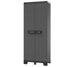 Armadio CAB2680 ardesia - 2 ante - 68 x 39 x 172 cm - plastica - nero - Terry