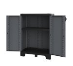 Armadio CAB680 ardesia - 2 ante - 68 x 39 x 93,5 cm - plastica - nero - Terry