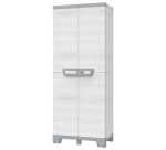 Armadio CAB2680 sequoia - 2 ante - 68 x 39 x 172 cm - plastica - grigio - Terry