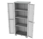 Armadio CAB2680 sequoia - 2 ante - 68 x 39 x 172 cm - plastica - grigio - Terry