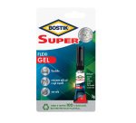 Colla istantanea Super Flexi Gel - 3 gr - trasparente - Bostik