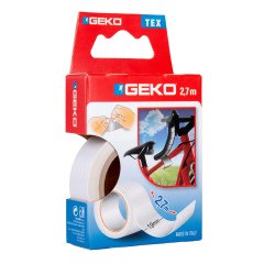 Nastro adesivo telato Tex - 19 mm x 2,7 m - bianco - Geko