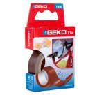 Nastro adesivo telato Tex - 19 mm x 2,7 m - marrone - Geko