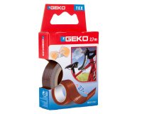 Nastro adesivo telato Tex - 19 mm x 2,7 m - marrone - Geko