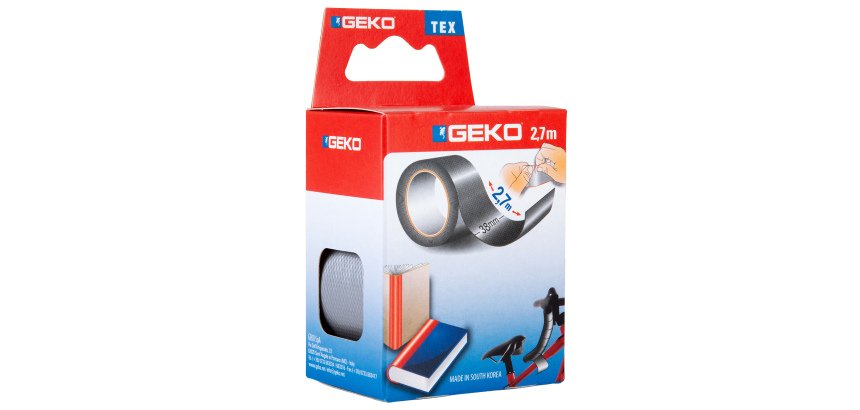 Nastro adesivo telato Tex - 38 mm x 2,7 m - grigio - Geko