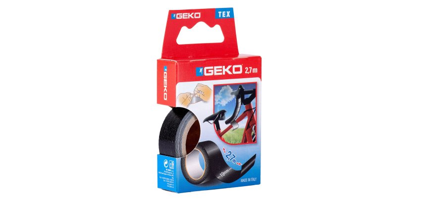 Nastro adesivo telato Tex - 19 mm x 2,7 m - nero - Geko