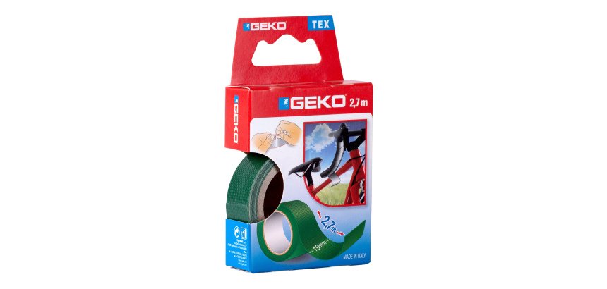 Nastro adesivo telato Tex - 19 mm x 2,7 m - verde - Geko