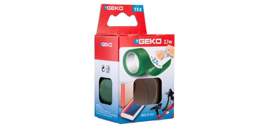 Nastro adesivo telato Tex - 38 mm x 2,7 m - verde - Geko