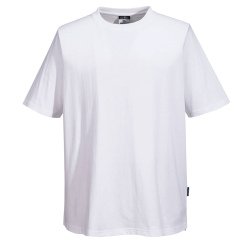 T-shirt chef unisex - maniche corte - taglia L - bianco - Portwest
