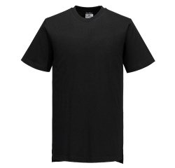 T-shirt chef unisex - maniche corte - taglia M - nero - Portwest