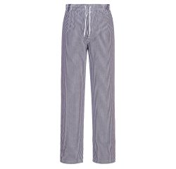 Pantaloni cuoco Bromley - taglia M - quadretti neri - Portwest